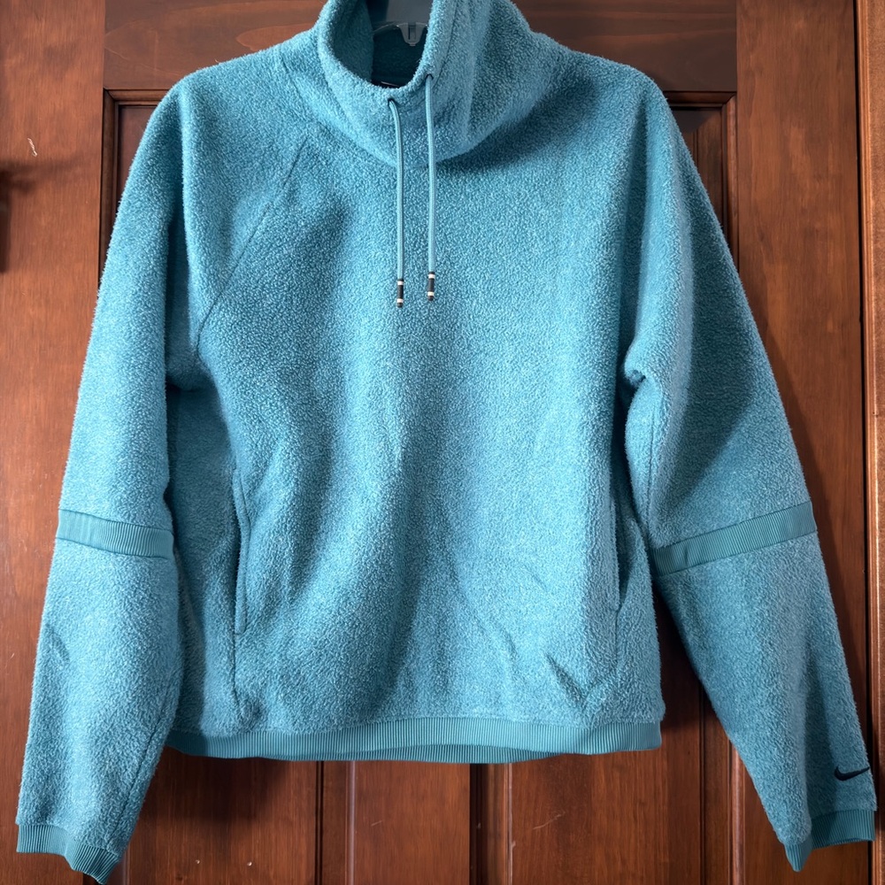 Women’s Nike Teal Funnel Neck Fleece Pullover